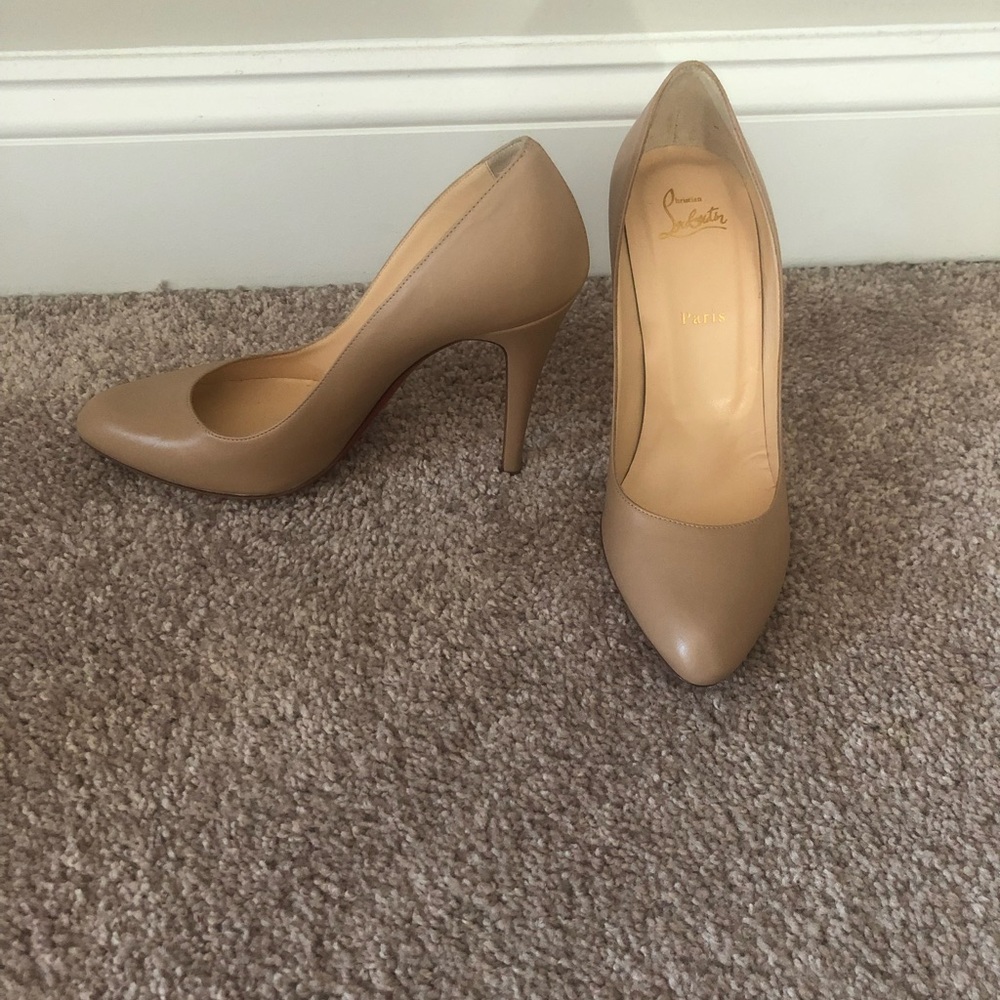 christian louboutin size 41 (US size 9) tan - Picture 2 of 11